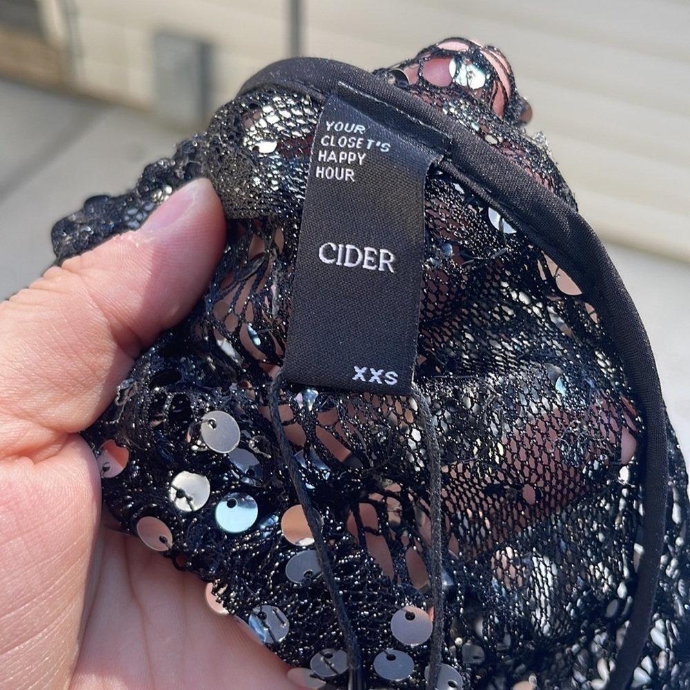 Cider Black and Silver Maxi Dress - Picture 5 of 10